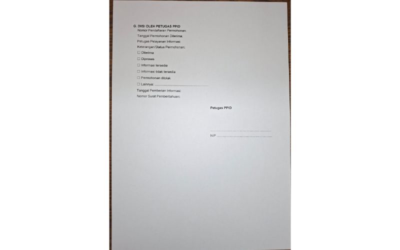 Formulir Permohonan 2